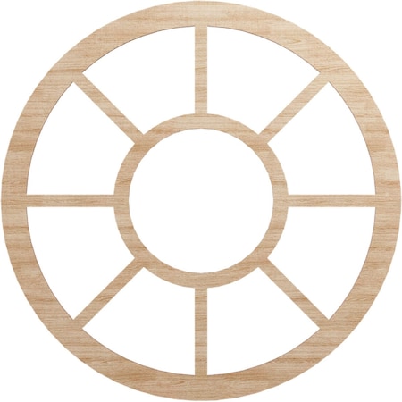 Ekena Millwork Grace Wood Fretwork Pierced Ceiling Medallion, Alder, 34"OD x 12 3/8"ID x 1/4"T CMWP34X0250GRAL